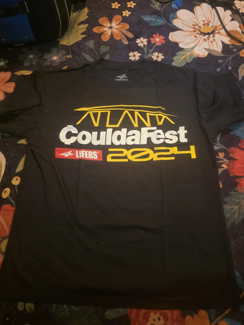 CouldaFest 2024 Black Graphic Tee - Lifers